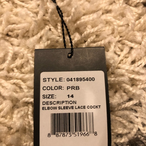 ADRIANNA PAPELL blue zip up dress - Picture 6 of 7